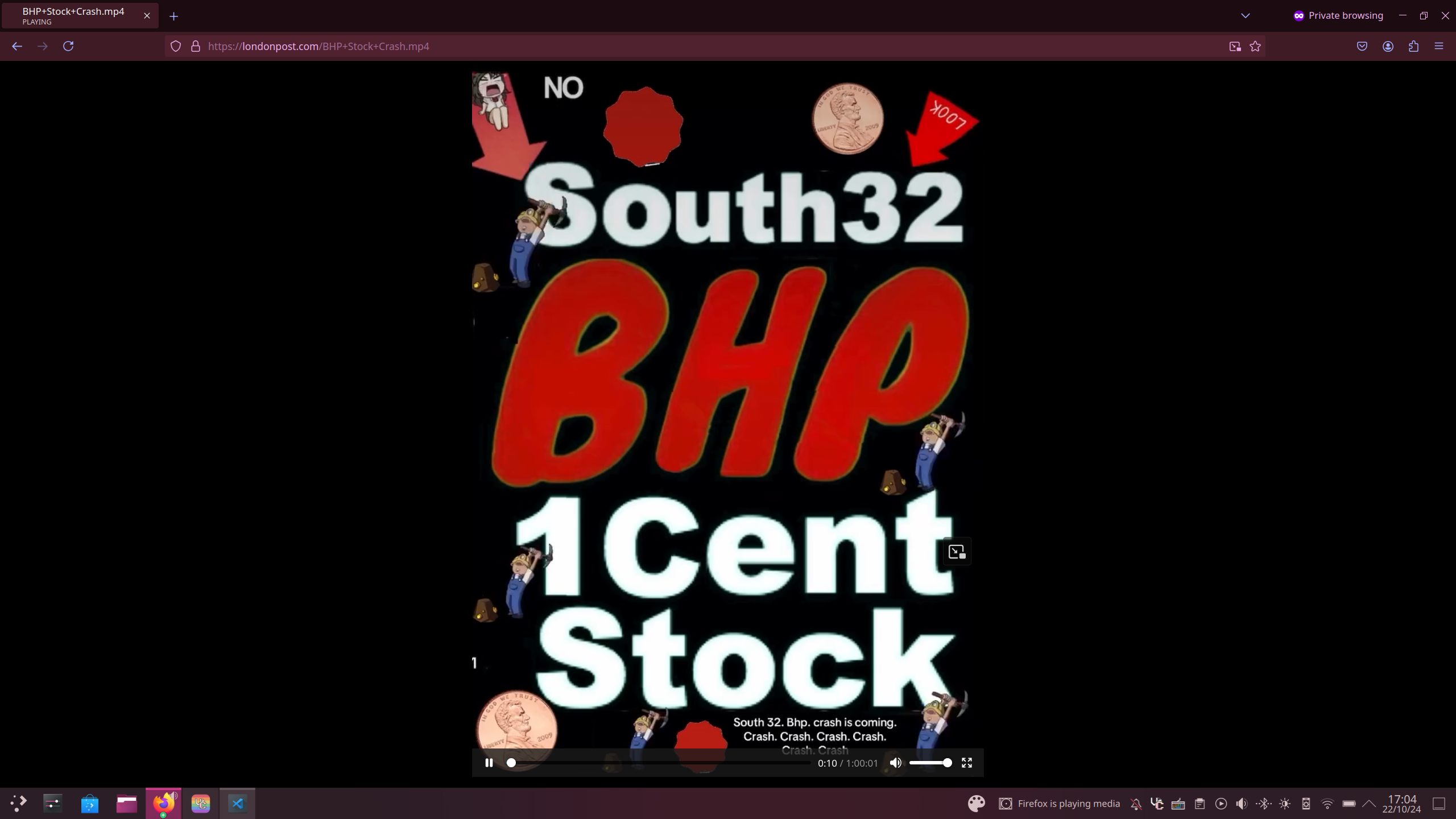 South32.com domain video weirdness